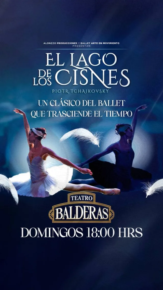 Póster de El lago de los Cisnes en Teatro Balderas, Ciudad de México
