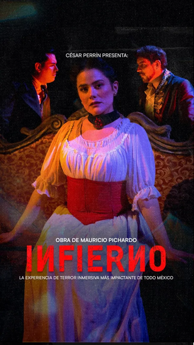 Póster de Infierno en Teatro Enrique Lizalde, Coyoacán