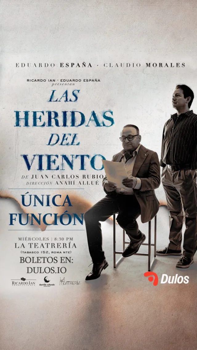 Las Heridas del Viento, obra teatral en La Teatrería, Ciudad de México