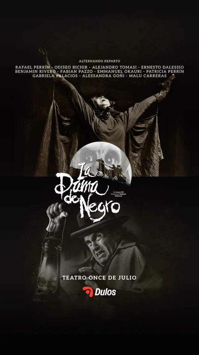 La Dama de Negro, obra de teatro en el Teatro Once de Julio, Ciudad de México