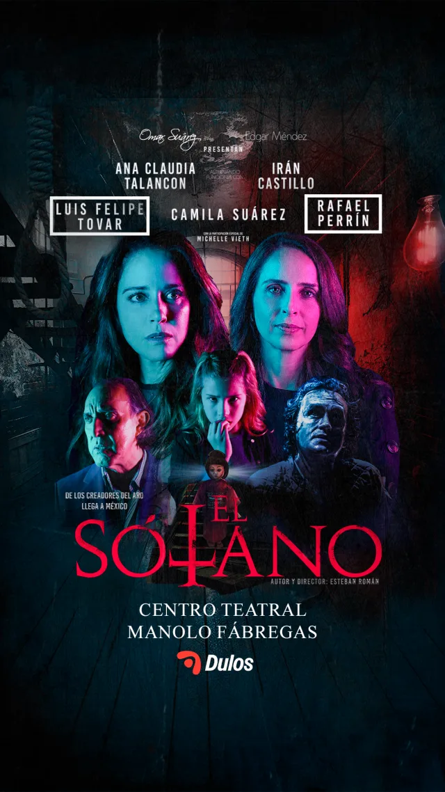 Póster de El Sótano, obra teatral inmersiva en Teatro Fernando Soler