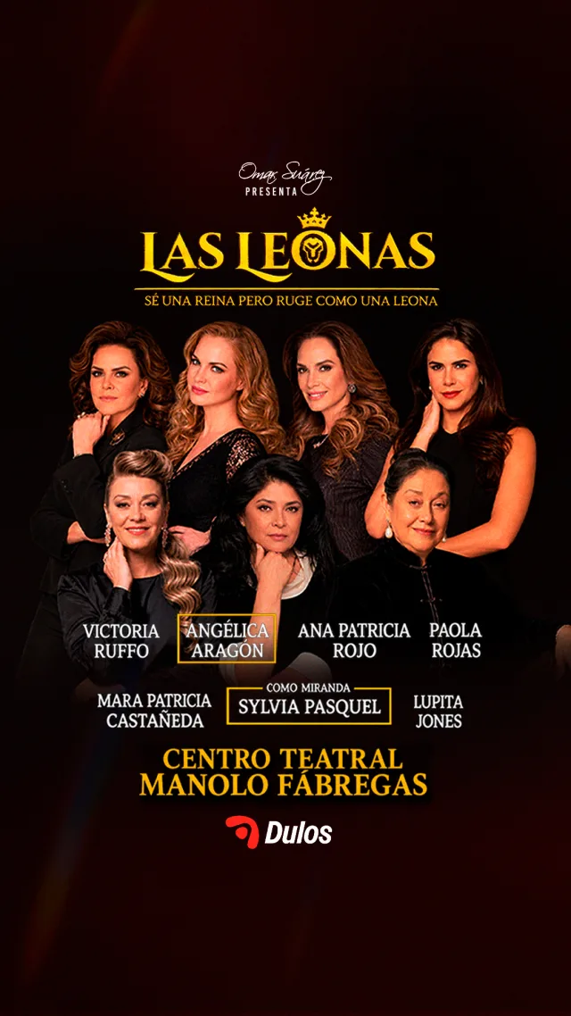 Póster de Las Leonas en Teatro México, Ciudad de México